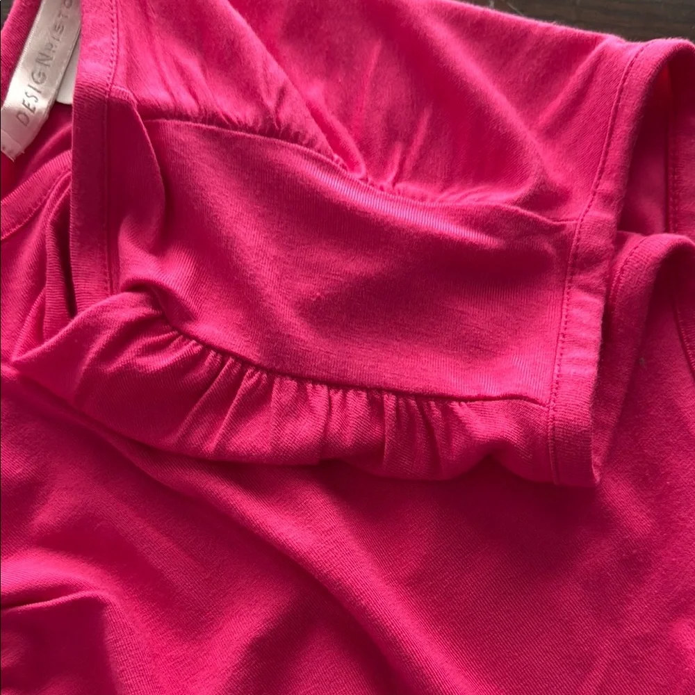 Design History Pink Ruched Sleeveless Blouse - Picture 5 of 6